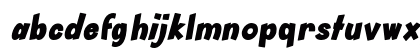 Ducklips Bold Italic Lowercase Preview