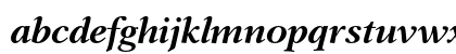 Dutch 823 Bold Italic Lowercase Preview