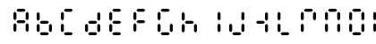 E1234 Regular Lowercase Preview