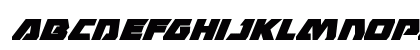 Eagle Strike Super-Italic Italic Lowercase Preview
