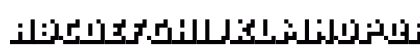 EaseOfUseShadow Medium Lowercase Preview