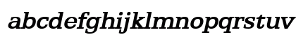 Eggo-Wide Bold Italic Lowercase Preview