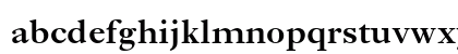 Ehrhardt MT Std Semibold Lowercase Preview