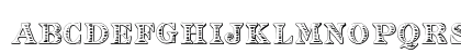 Eingraviert Beveled Regular Lowercase Preview