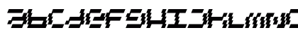 ElectroHouse Regular Lowercase Preview