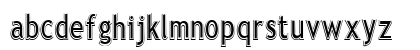 Elegante Regular Lowercase Preview
