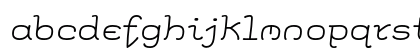 Elementis LT Std Light Lowercase Preview