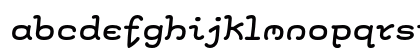 Elementis LT Std Medium Lowercase Preview