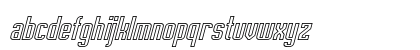 Empanada Outline Italic Lowercase Preview