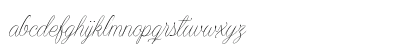 Encina Script 2 PERSONAL USE Regular Lowercase Preview