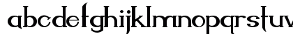 Endora Regular Lowercase Preview