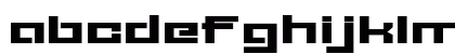 Entoba Extra-expanded Regular Lowercase Preview