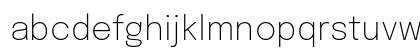 Epilogue ExtraLight Regular Lowercase Preview