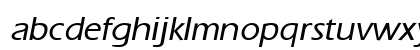 Eraser Oblique Lowercase Preview