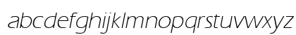 EraserLight Oblique Lowercase Preview