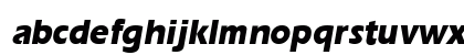 EraserThinBlack Oblique Lowercase Preview