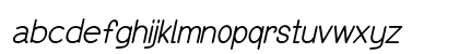 Erodom Bold Italic Lowercase Preview
