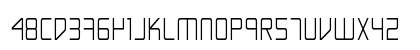 Escape Artist Condensed Lowercase Preview