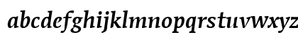 MendozaRomITCMed Italic Preview