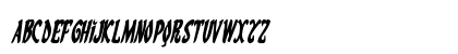 Eskindar Condensed Italic Condensed Italic Lowercase Preview