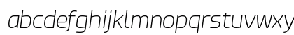 Esphimere Extra Light Italic Lowercase Preview