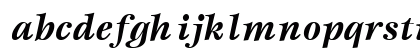 Esprit Bold Italic Lowercase Preview