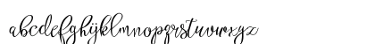 Eszty Script Demo Lowercase Preview