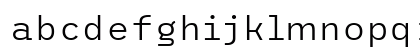 ETC Trispace Light Lowercase Preview