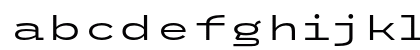 ETC Trispace Regular Extended Lowercase Preview