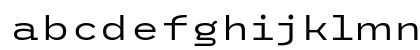 ETC Trispace Regular Wide Lowercase Preview