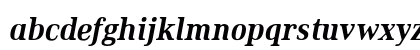 Ethos Condensed Bold Italic Preview