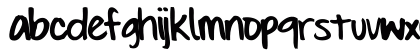 EVIE'S HAND Regular Lowercase Preview
