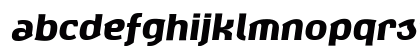 Exert ItalicBold Lowercase Preview