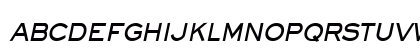 Eyeglass-Condensed Bold Italic Lowercase Preview
