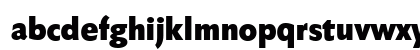 Faber Sans Pro reduced 95 Fett Lowercase Preview