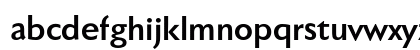 Faber Sans Pro reduced 75 Halbfett Lowercase Preview