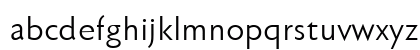 Faber Sans Pro reduced 55 Normal Lowercase Preview