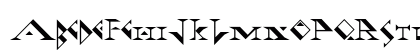 Fadgod Regular Lowercase Preview