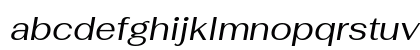 Fahkwang Italic Lowercase Preview