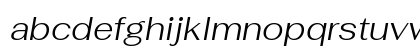 Fahkwang Light Italic Lowercase Preview
