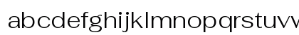 Fahkwang Light Lowercase Preview