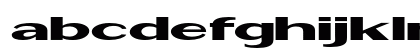 Falkencrest Extra-expanded Regular Lowercase Preview