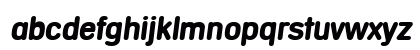 Mercedes-Serial BoldItalic Lowercase Preview