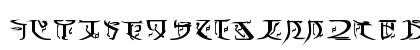 Falmer Bold Lowercase Preview