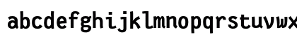Fantasque Sans Mono Bold Lowercase Preview