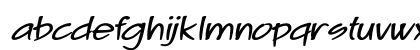 Faranvale Expanded Italic Lowercase Preview