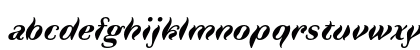 Faune BoldItalic Regular Lowercase Preview