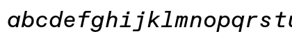 Favorit Mono Std Italic Preview