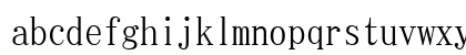 FC￿￿￿￿￿￿L Regular Lowercase Preview