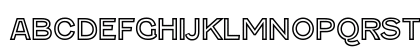 Fenwick Outline Lowercase Preview